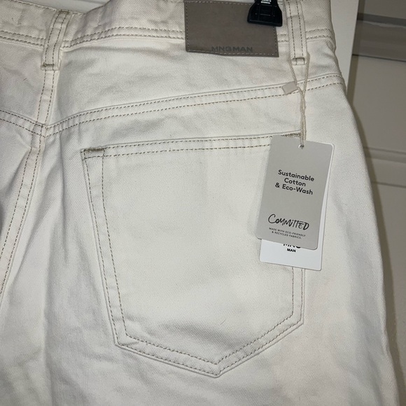 NWT- Mango ben tapered loose crop jeans-34 - Picture 5 of 11